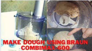 protestantiske Formindske licens Atta Dough Maker Machine Review | How to use Atta Dough Maker Machine Braun  CombiMax-600 - YouTube
