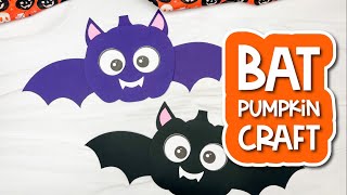 Bat Pumpkin Craft For Kids