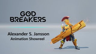 Gameplay Animation Showreel - GODBREAKERS (2025) | Alexander S. Jansson