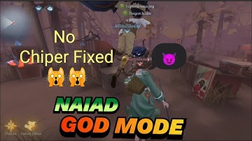 Naiad destroys pro survivors|Identity V|#1vs4-Gameplay