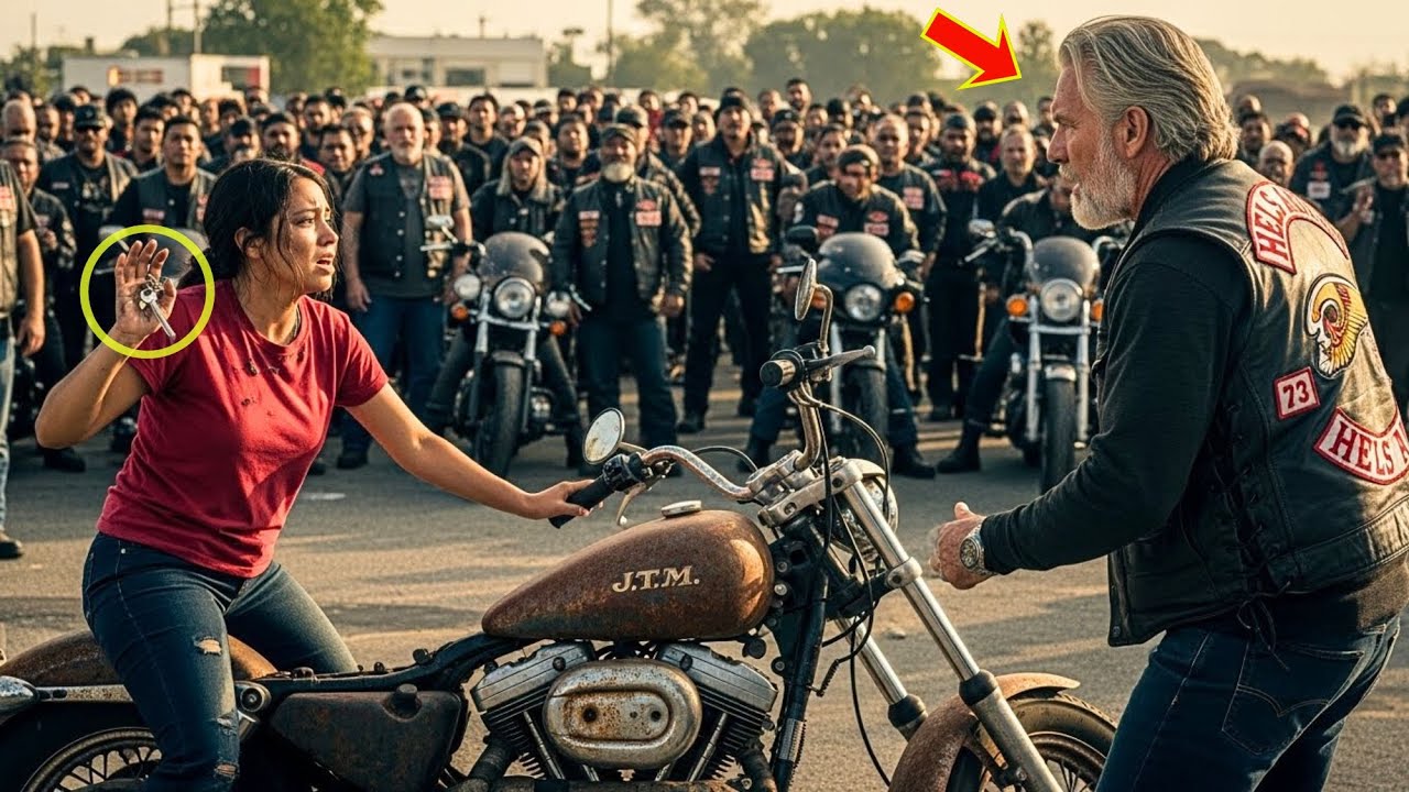 Runaway Girl Paid $40 for a Rusty Harley-Davidson — Next Day, 97 Hell's Angels Changed Her Life