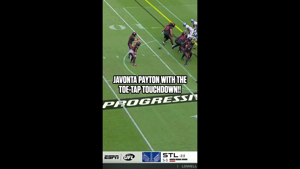 JAVONTA WITH THE TOE-TAP TD!