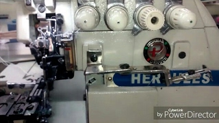 Tutorial De Maquina Hércules Overlock 5 Hilos Como Abrir Y Cerrar Puntada