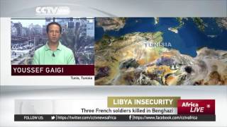 French soldiers killed near Benghazi after helicopter is shot down