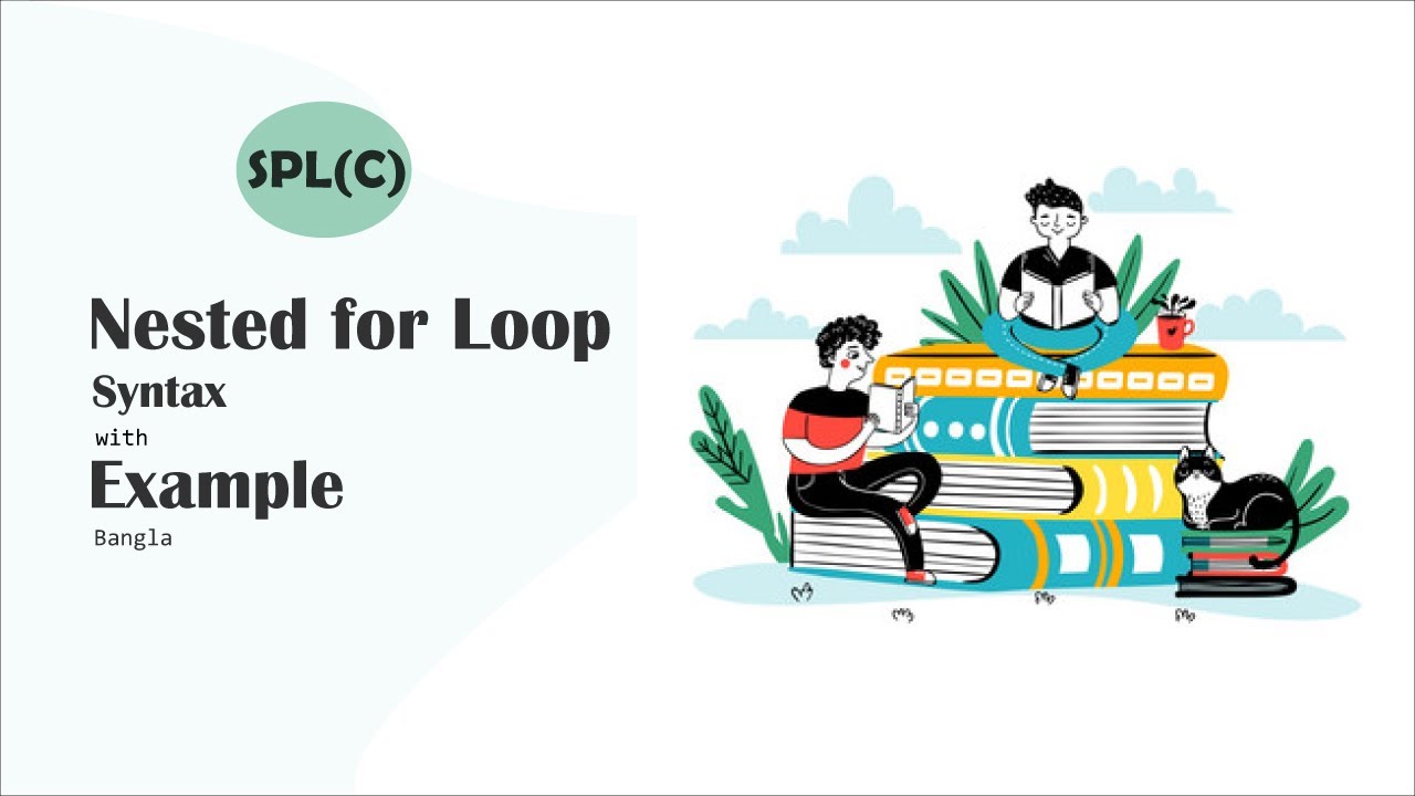 07: Nested for loop (SPL - C programming) | Coding Bangla | pattern ...