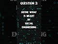 J277 Malware & social engineering attacks quick fire revision questions