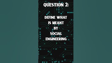 J277 Malware & social engineering attacks quick fire revision questions