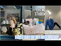 First Day of my Internship Vlog// Starting a 9-5!