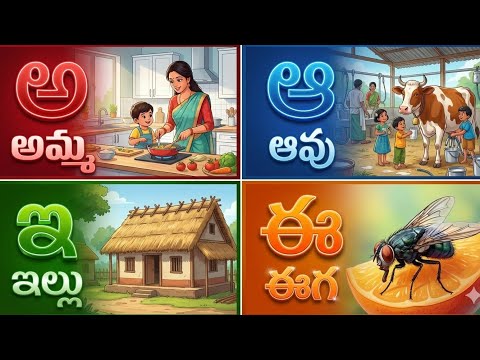 తెలుగు వర్ణమాల అ ఆ ఇ ఈ