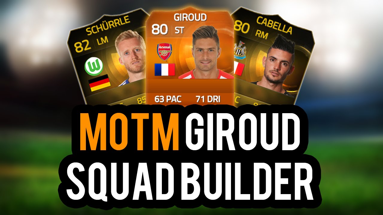 MOTM GIROUD HYBRID SQUAD FEAT. IF SCHURRLE & IF CABELLA! FIFA 15 Ultimate Team!