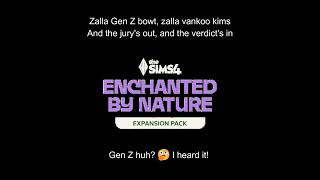 Goodnight by Florence Road Simlish Lyrics & English Lyrics (TS4 Enchanted By Nature Trailer Song)