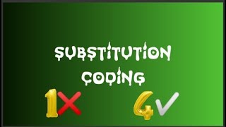 Substitution Coding | Coding-Decoding Tricks| Part  3