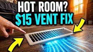This $15 Vent Trick Fixes the Hot Room Your AC Can’t — Why Don’t HVAC Guys Tell You?
