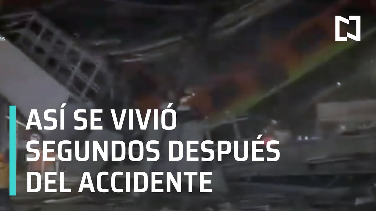 Accidente Línea 12 del Metro: Publican video tras el colapso - Las Noticias