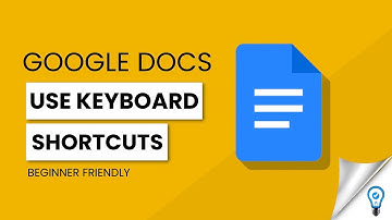 How to Use Keyboard Shortcuts in Google Docs