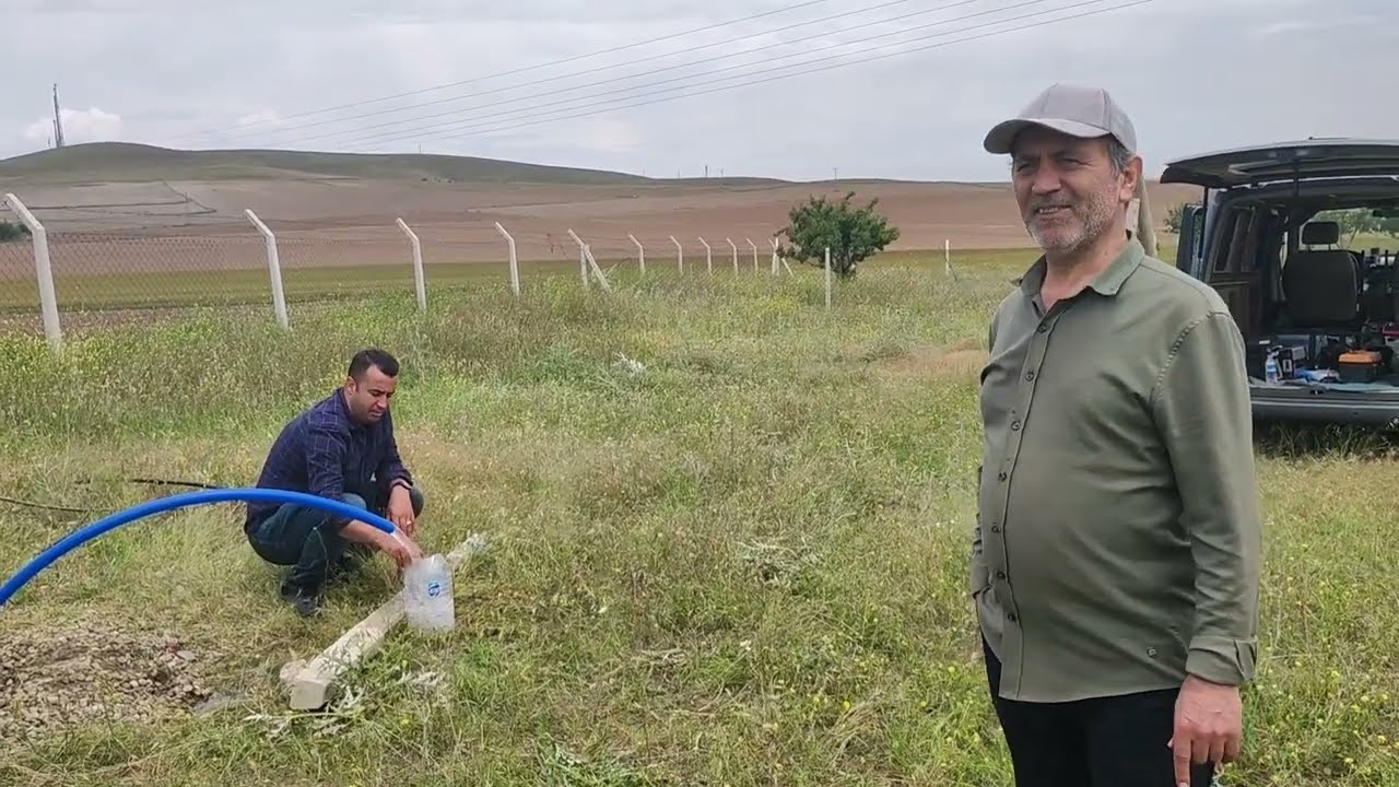 3 panel ile 70m kuyudan su çıkarma Polatlı