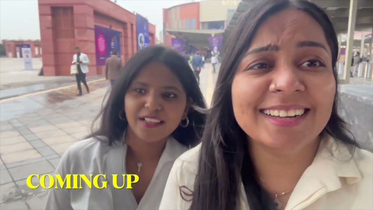 Global Arena Day 2 Chaos 😳 | AI Summit Delhi Vlog @GupShupGiriVlogs