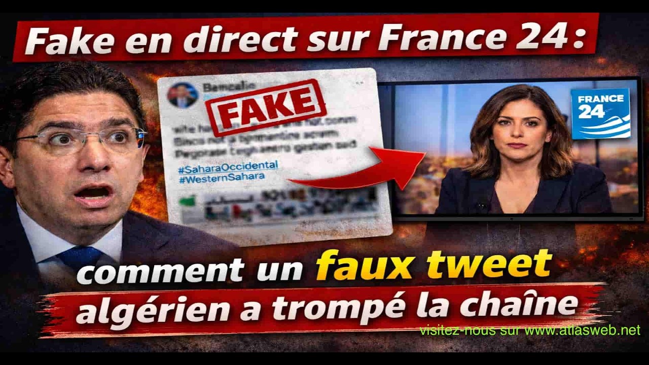 Fake en direct sur France 24 : comment un faux tweet algérien a trompé la chaîne