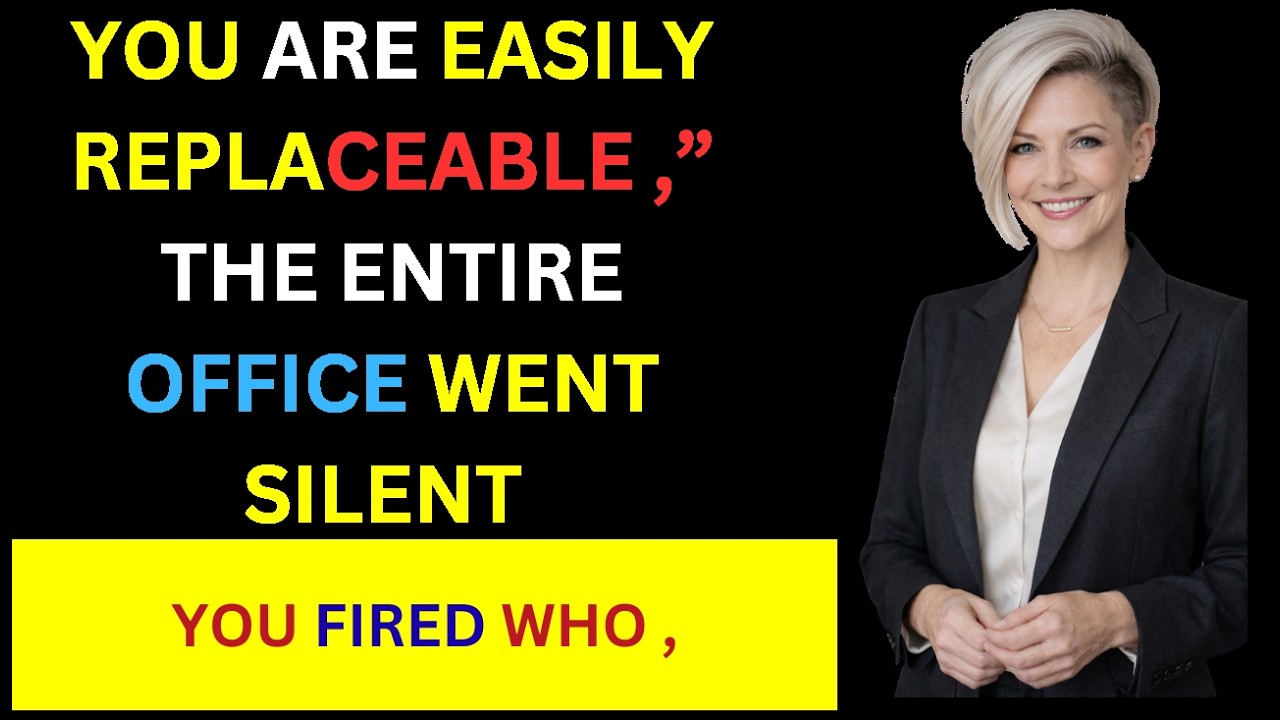 My Boss Told the Entire Office I Was “Easily Replaceable” — The Company Owner Asked Me to Stay After