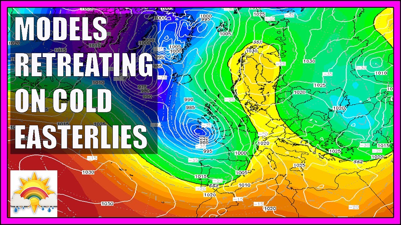 Ten Day Forecast: Models Retreating On Cold Easterlies Next Week - YouTube