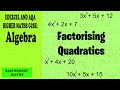 Factorising Quadratics: Edexcel & AQA Higher Maths GCSE