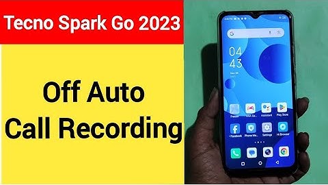 How to turn off auto call recording, Tecno Spark go 2023 me auto call recording band kaise karen, au