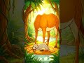 जंगल में रहने वाले चार सच्चे दोस्त | Four Friend Living Forest #story #aivideo #animation #cartoon