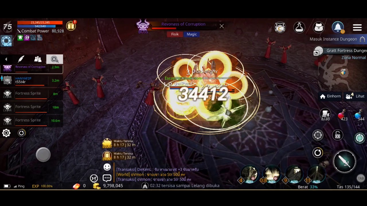 ROHAM M || BOSS GRATT FORTRESS