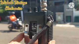 Testing the Range of an Icom IC-2N Handheld Radio at Low Power, Reaches Far. Bekasi HT Hobby.
