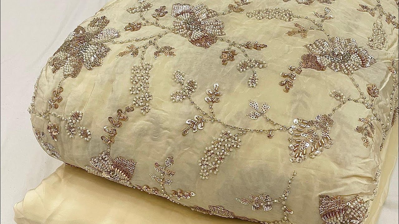 Pure crepe embroidered party wear salwar suit 2026// 