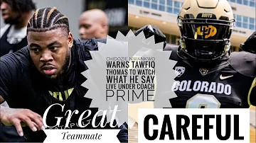 Chidozie Nwankwo SENDS WARNING To Tawfiq Thomas Be Careful On LIVE With Coach Prime CU 🤯