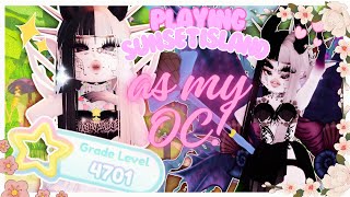 i dressed as my OC in SUNSET ISLAND ˚｡⋆୨୧˚royale high˚｡⋆୨୧˚