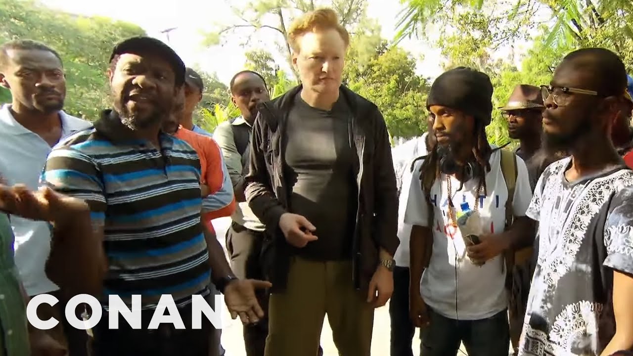 Film backdrop image for ConanHaiti Preview: Conan Talks To Angry Haitians (2018)