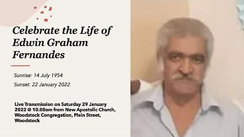 Celebrate the life of Edwin Graham Fernandes