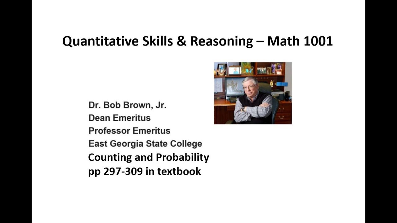 Math 1001 Counting and Probability - YouTube