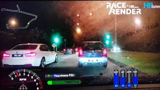 OBD Integration Overlay RaceRender Full Video, Clear Audio | Mazdaspeed 6 Convert. Testing Part 1of2