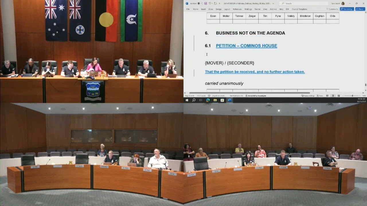 Cairns Regional Council Received and Accepts FOCH Petition