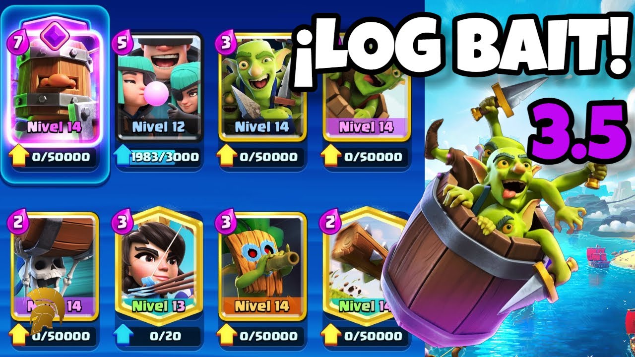 nuevo-log-bait-3-5-con-reclutas-reales-evolucionados-clash-royale