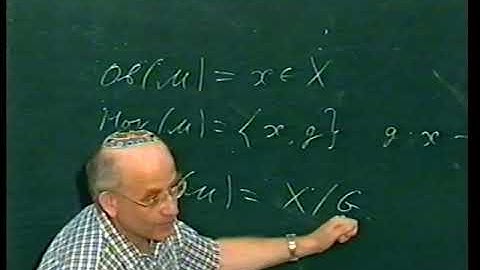 7.5 J. Bernstein : Equivariant  derived categories