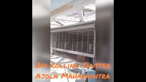 Vertical Grill Rolling Shutter :+91-8888758859√