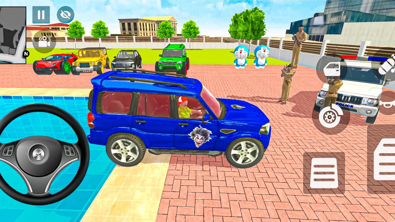 Modified Police Car 🚨 Gangster Life in Indian Streets | Open WorldGame game for Android ❤️