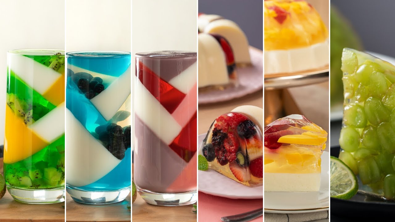 Gelatinas Cristalinas con Frutas YouTube