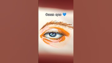 Ocean eyes art trend ✍️ #billieeilish #artwork #drawing #viral #fypage