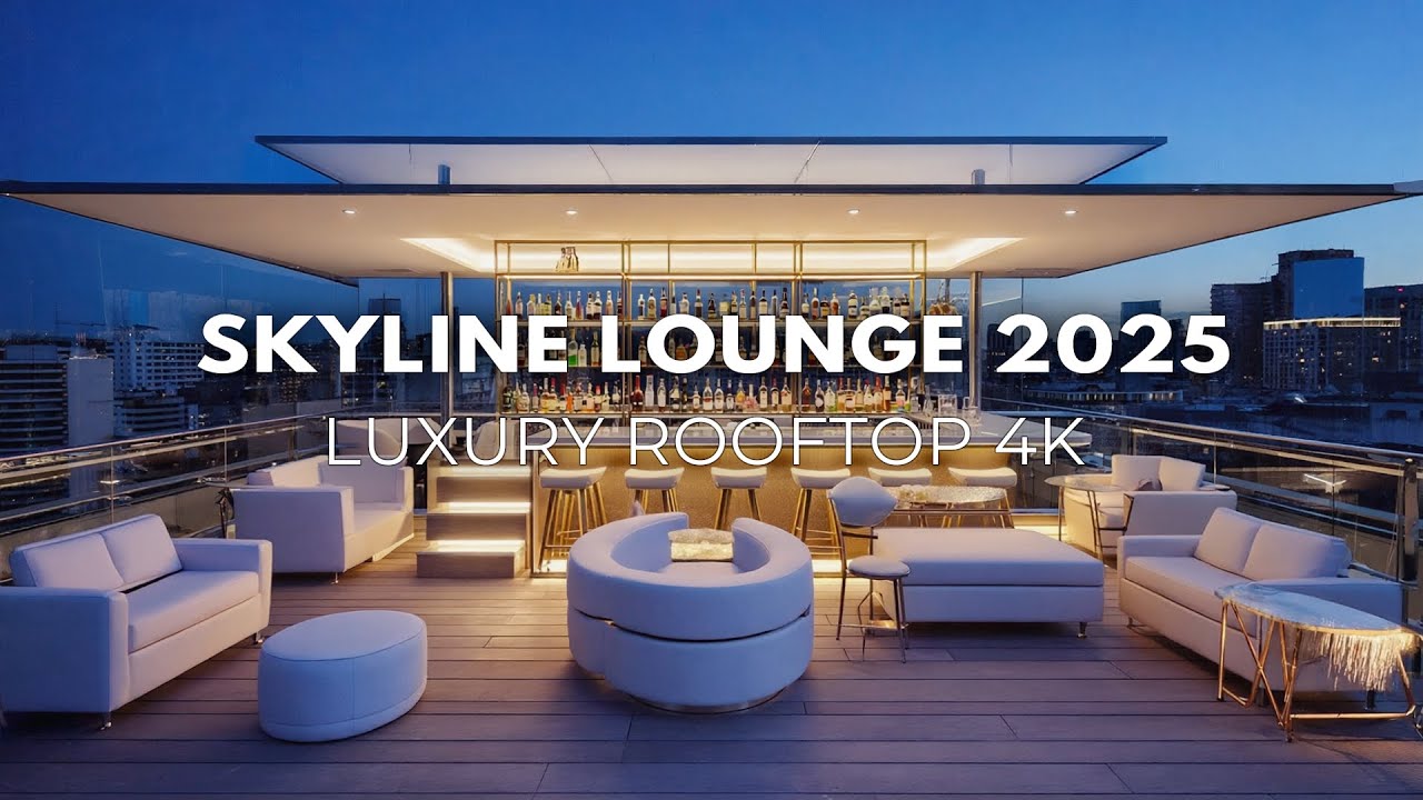 Evening Aperitif Vibes | Luxury Rooftop Deep House 4K