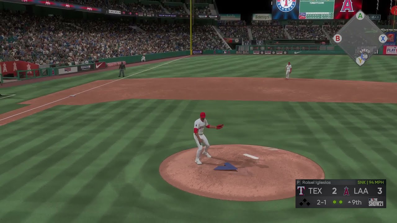 MLB the Show 21 Glitch - In game Camera gets lock in place but was still able to finish the moment