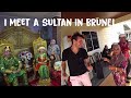 Meeting a Sultan from Malaysia (Agung) in Kampung Ayer, in Brunei 🇧🇳
