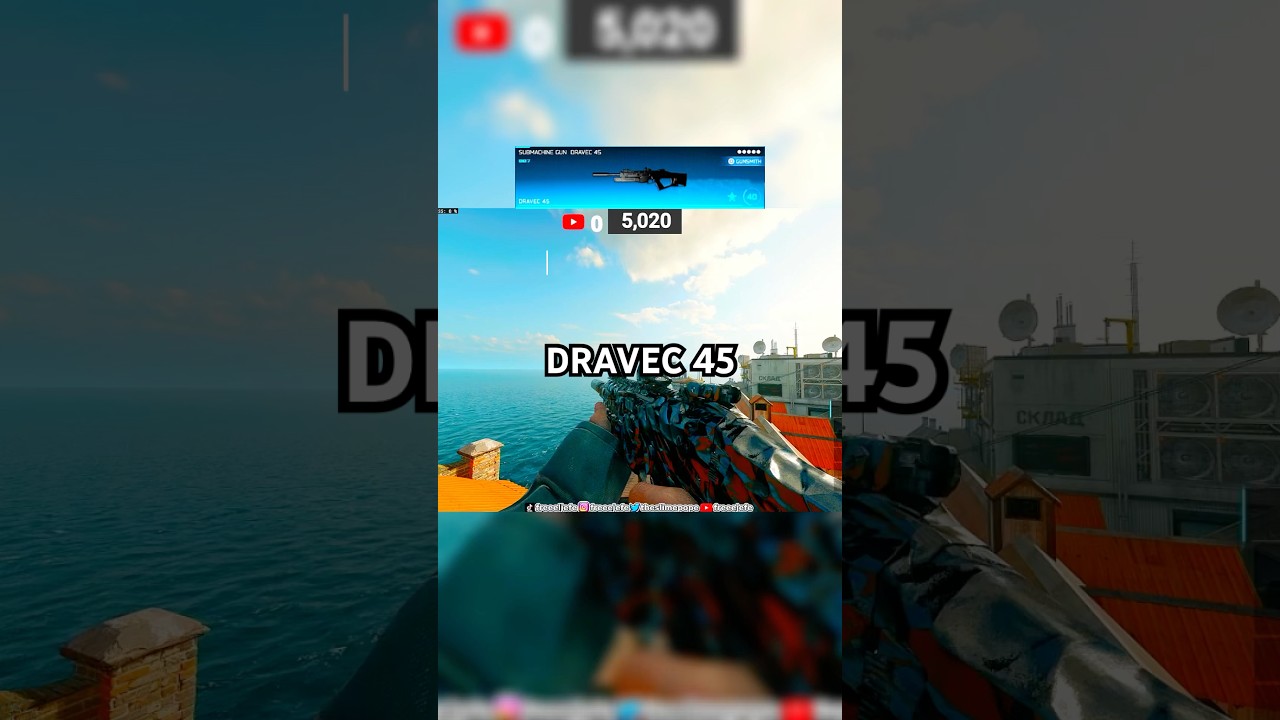 The New BEST DRAVEC 45 LOADOUT is *META in WARZONE after UPDATE! 😍 (BEST DRAVEC 45 Class Setup)