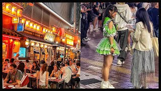 Tokyo Japan - Shibuya Summer Night Walk • 4K HDR