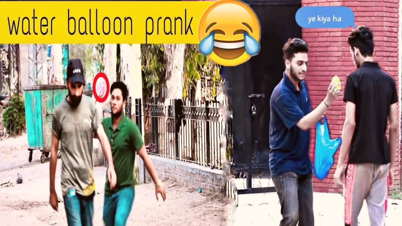 Ice Water Balloon Prank on Eid Special 😂 Prank in Pakistan By Drum