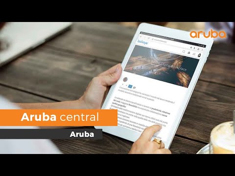 Sistema de gestión Aruba Central